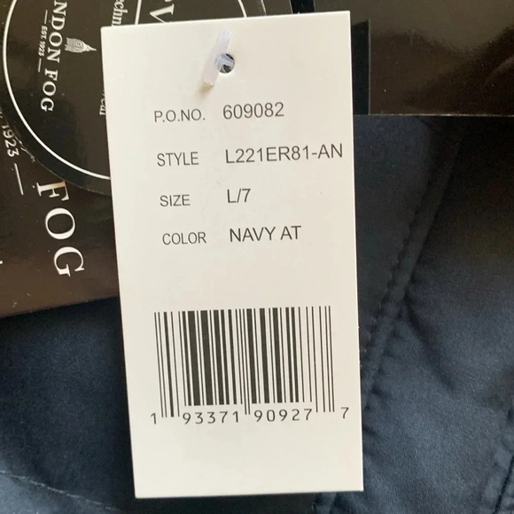 LONDON FOG Kids Reversible Jacket Size Large NWT - Picture 9 of 11